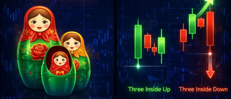 Паттерн «Три дня изнутри» — матрешка свечного анализа
