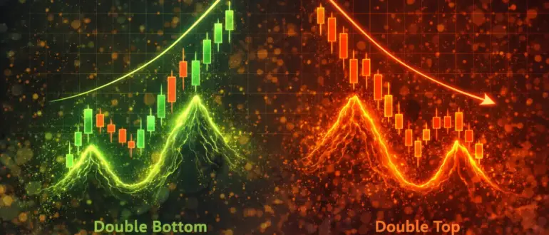 «Двойное дно» – «Двойная вершина». Применение паттерна Форекс.